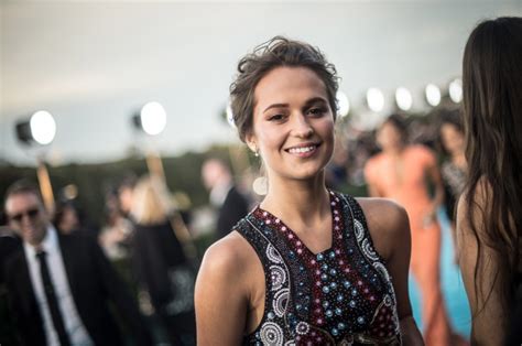 alicia vikander naked|Alicia Vikander strips completely naked and romps with her co .